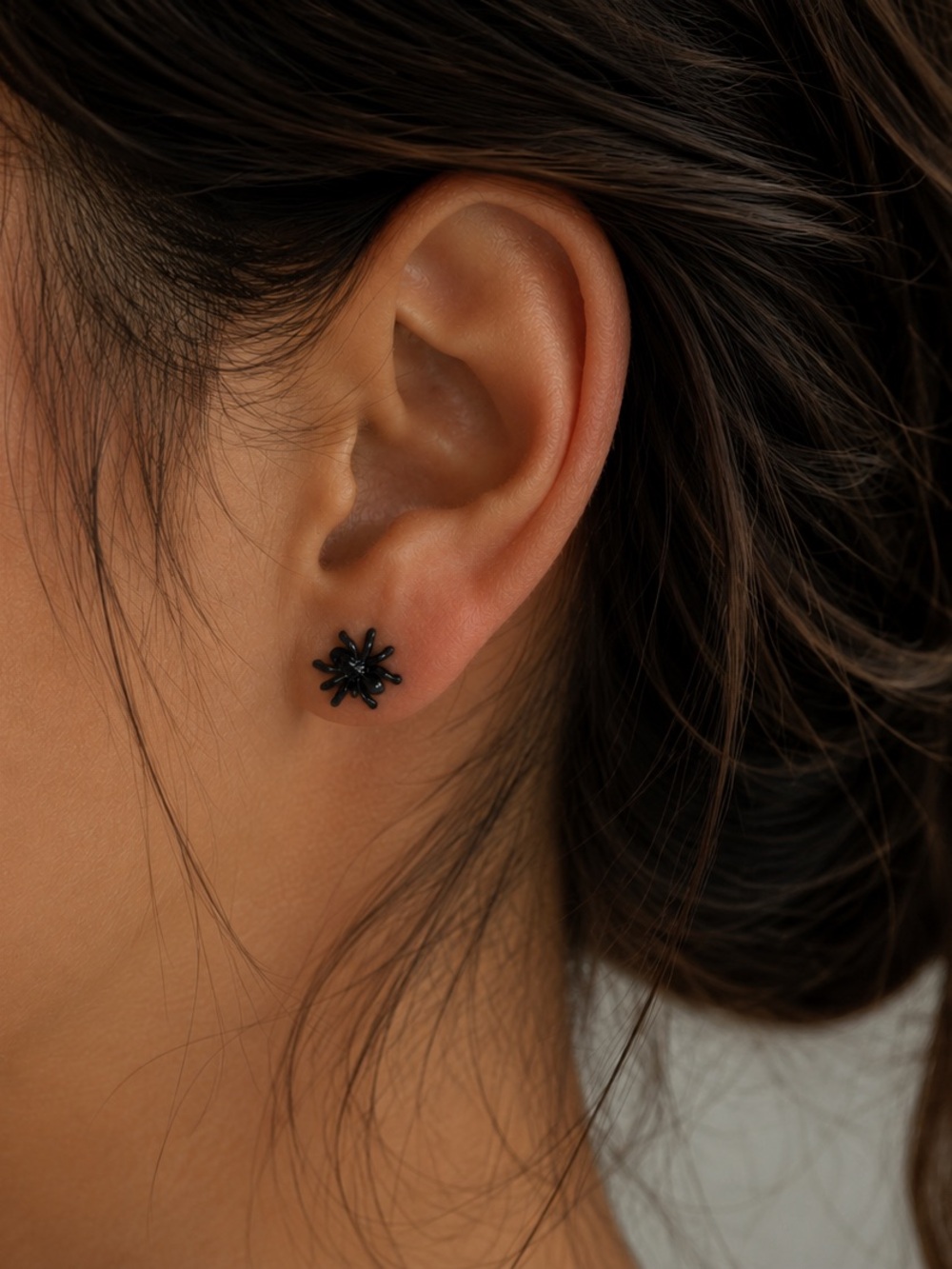 Black Spider Studs